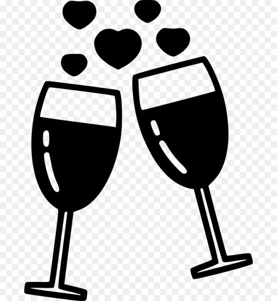 Бокал силуэт