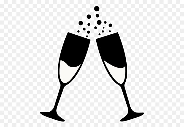 Шампанское силуэт