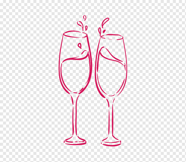 Бокал контур