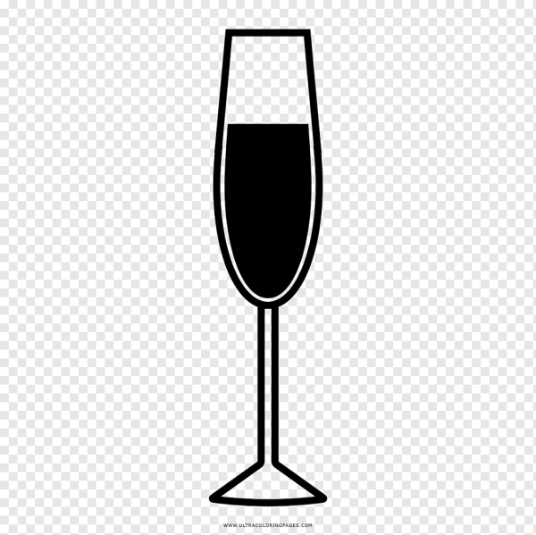 Бокал контур