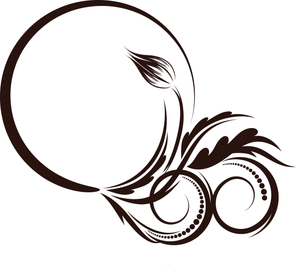 Вензель круглый