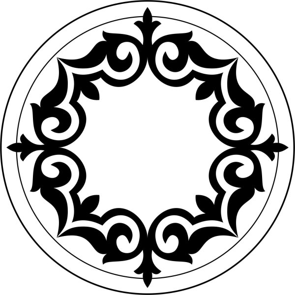 Круглый орнамент