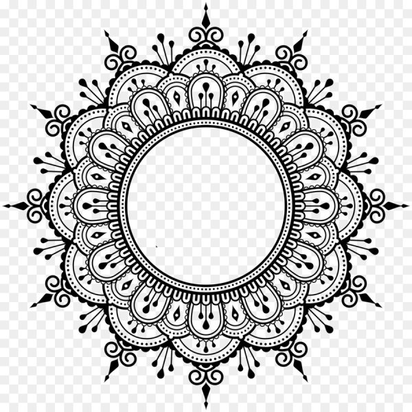 Индийские круглые узоры