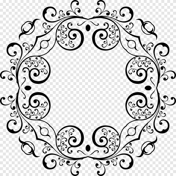 Узор в круге