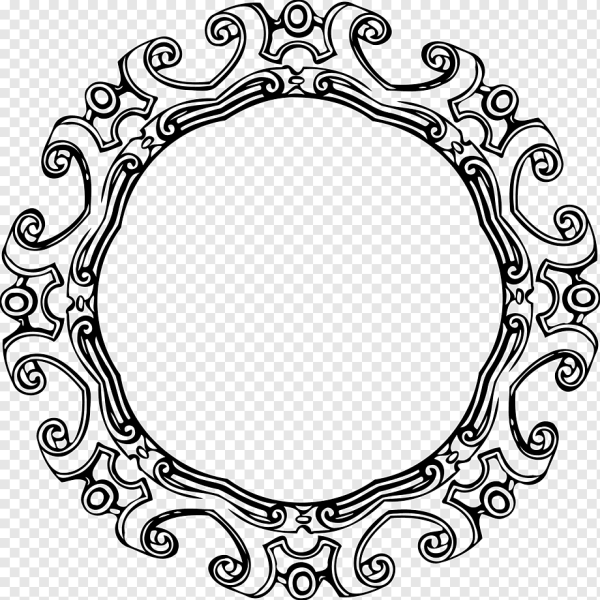 Круглая Векторная рамка