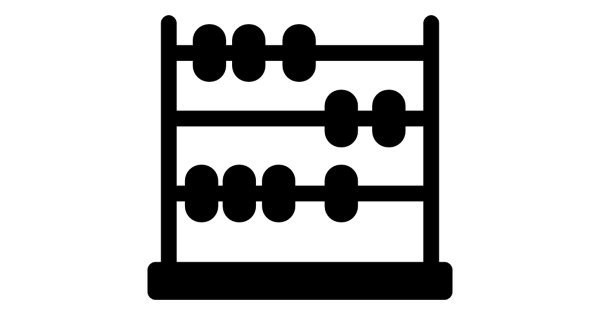 Счеты Абакус вектор