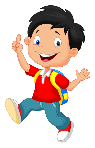 Мультяшные дети школьники