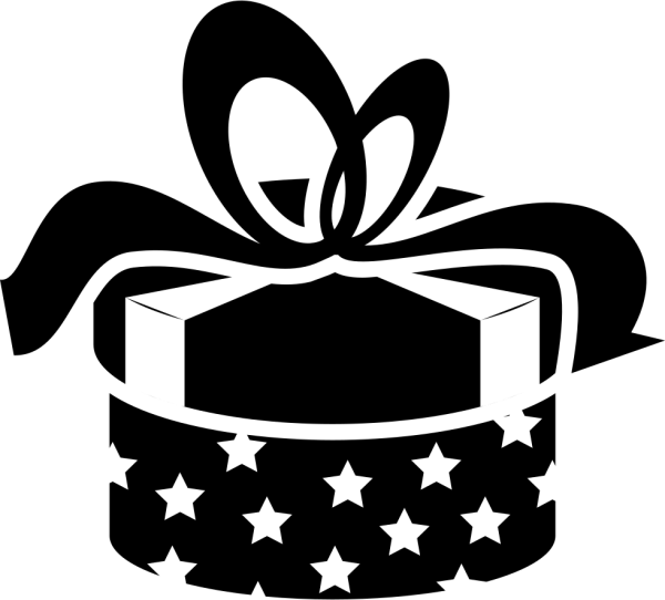 Подарок силуэт