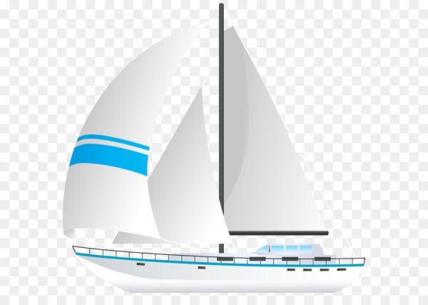 Парус на белом фоне