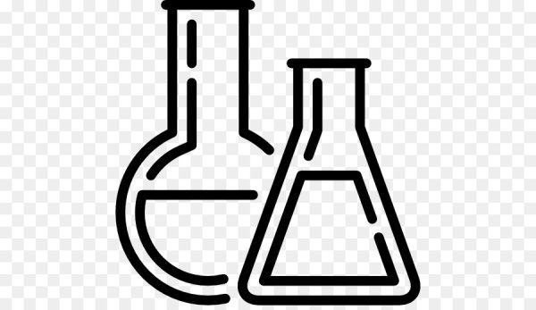 Химическая колба вектор