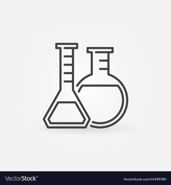 Лабораторная посуда значок