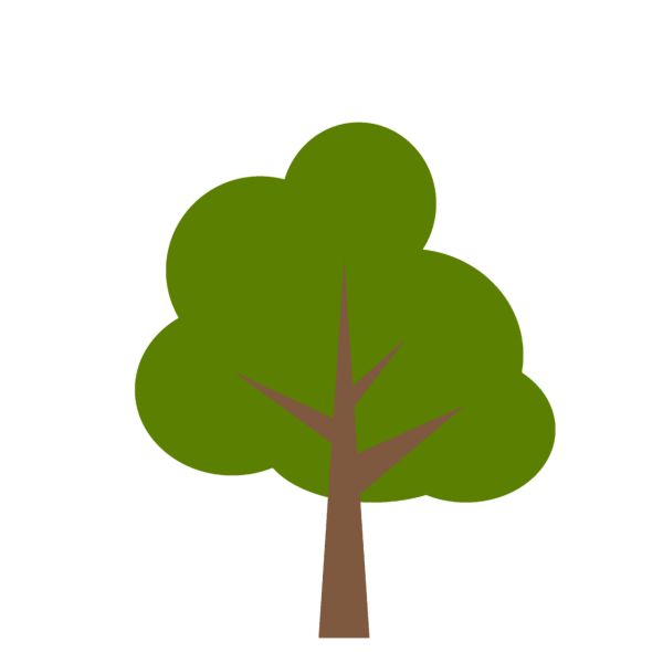 Кроны деревьев вектор