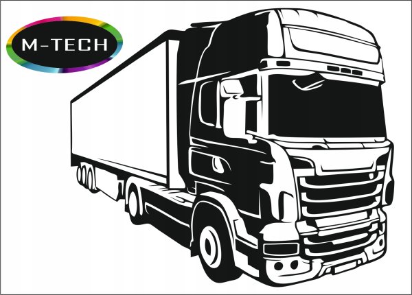 Грузовик DAF вектор