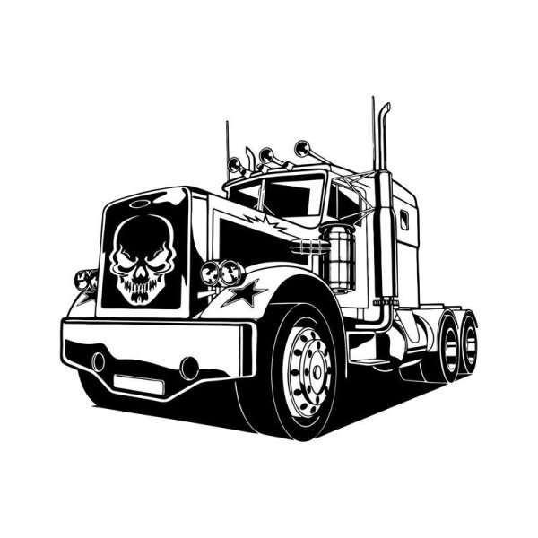 Эмблема грузовика