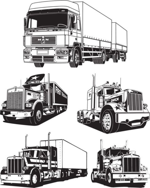 Грузовик Графика