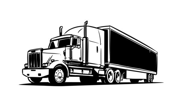 Американский грузовик вектор