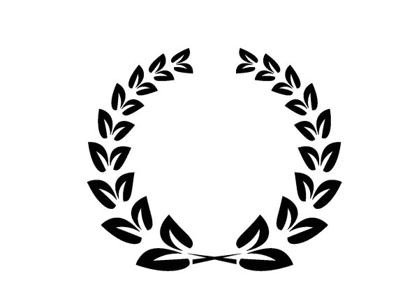 Венок трафарет