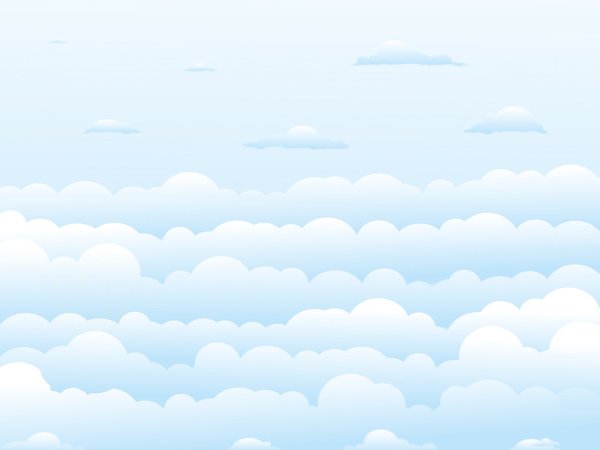 Небо мультяшное