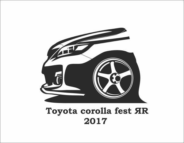 Toyota Corolla наклейка