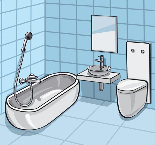 Ванная комната вектор