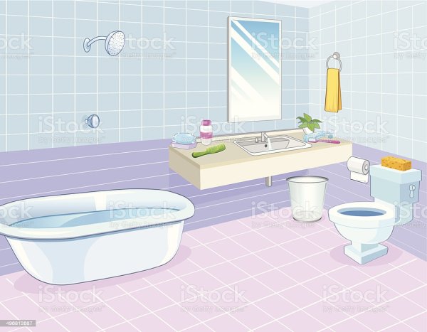 Ванна мультяшный