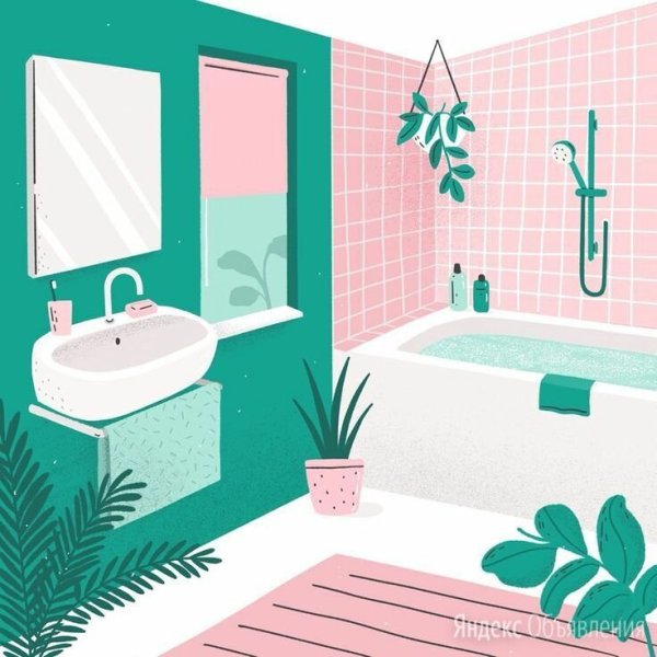 Ванная иллюстрация