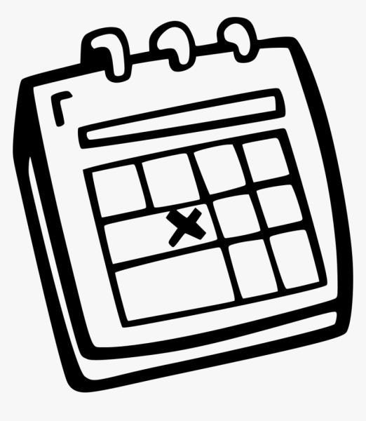 Календарь схематичное изображение