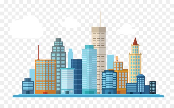 Мультяшные небоскребы