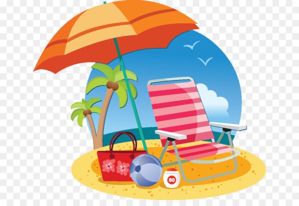 Пляж на прозрачном фоне