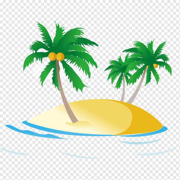 Остров без фона