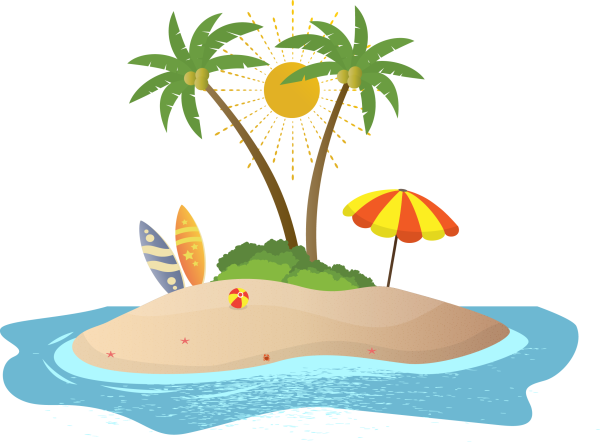 Остров нарисованный