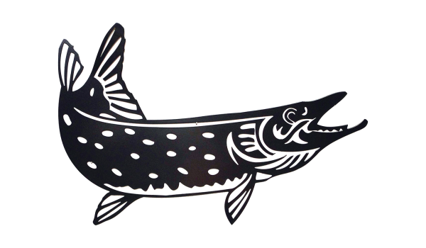 Щука силуэт