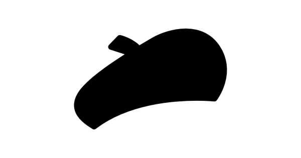 Берет силуэт