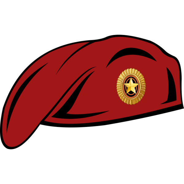 Краповый берет вектор