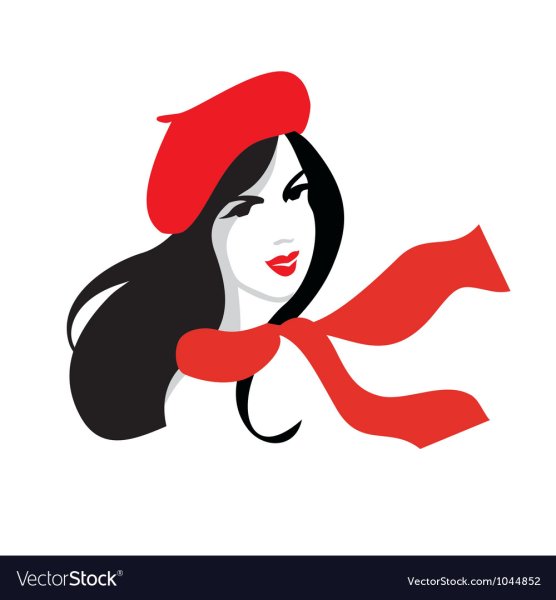 Француженка вектор