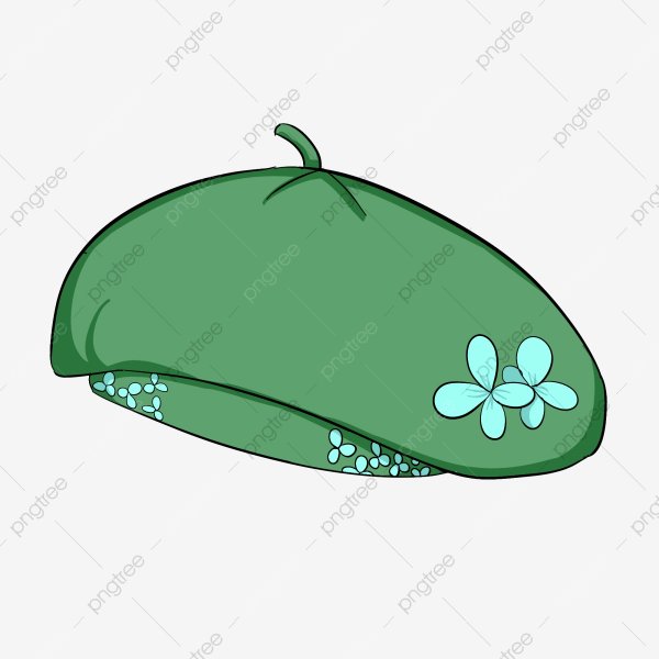 Берет нарисованный