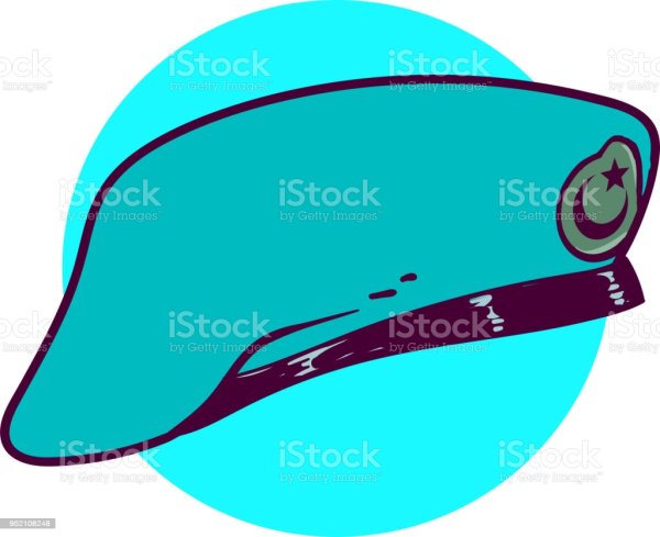 Военный берет вектор