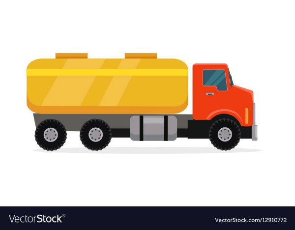 Бензовоз мультяшный