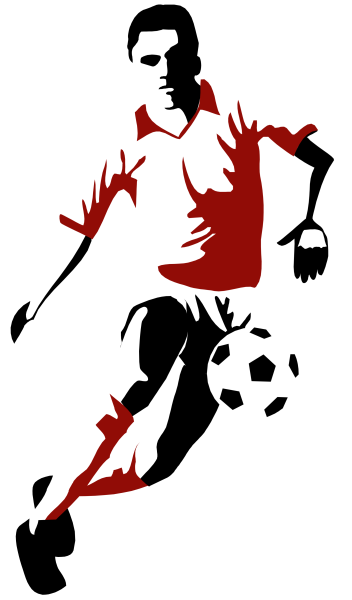Футболист Спартака рисунок