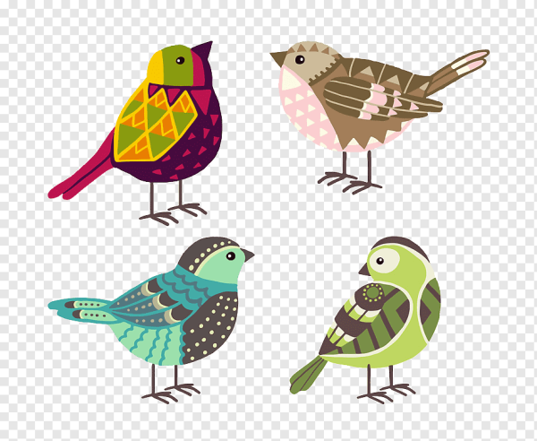 Птичка стилизованная