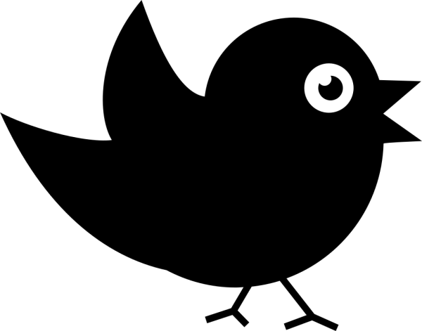 Силуэт воробья