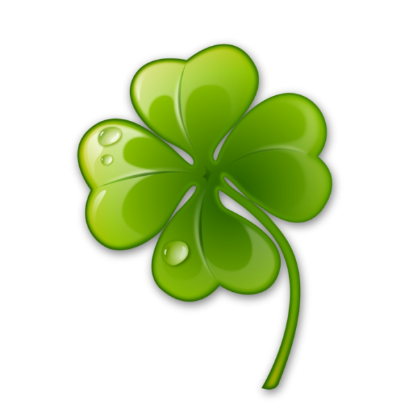 Четырехлистный Клевер вектор