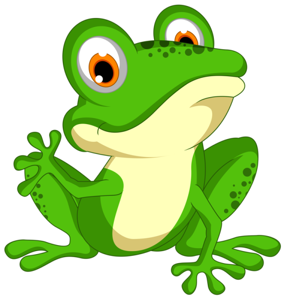 Лягушонок мультяшный