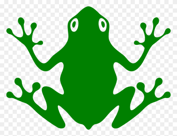 Лягушка контур