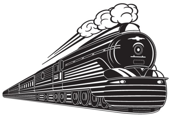 Поезд стилизация