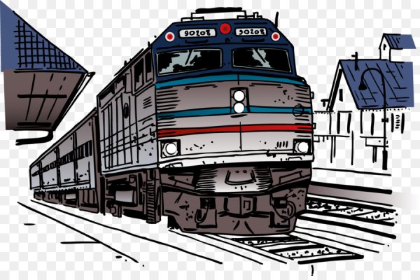 Поезд рисунок