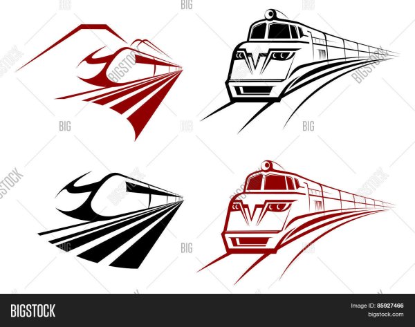 Графическое изображение поезда