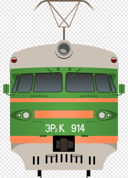 Поезд вид спереди