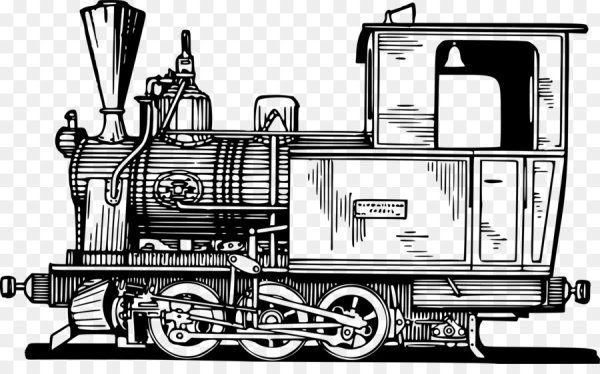 Паровоз векторное изображение