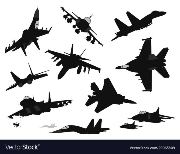 Силуэты российских самолетов
